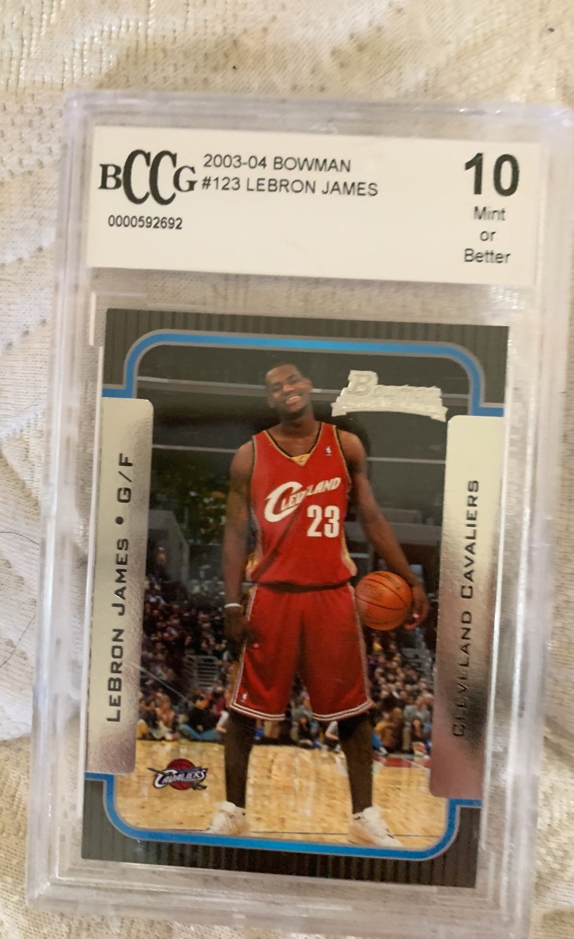 貴重 Lebron James Bowman Chrome RC BGS9 LeBron James 2003-04