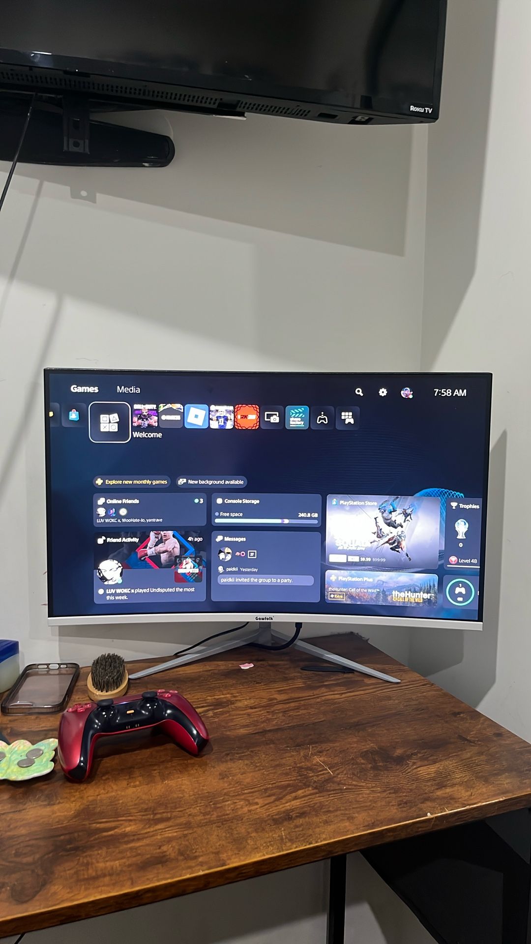 Gawfolk 24.5 Inch IPS Gaming Monitor 200Hz