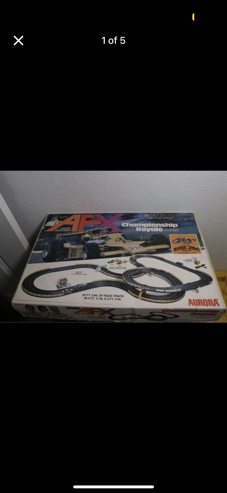 Aurora AFX Slot Car Race Set Royale Championship Cleaned and tested