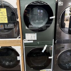 Brand new Samsung gas tower washer and dryer 