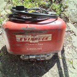 Vintage Evinrude 6 Gallon Outboard Motor Boat Marine Gas Tank 