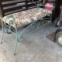 Bench, Ornate Iron 