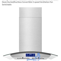 Island Range Hood 30 Inch 700 CFM Gesture & Touch Control