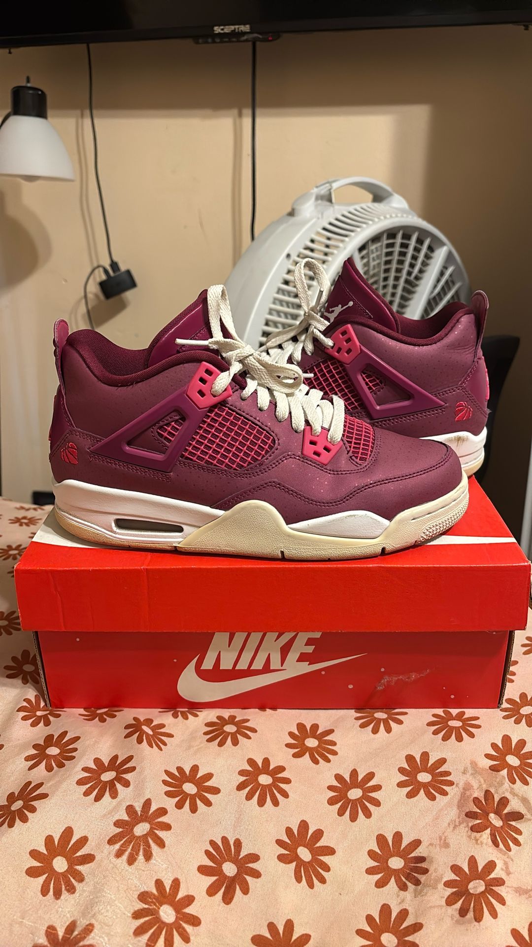 Purple Jordan 4’s