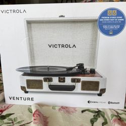 VICTROLA VENTURE BLUETOOTH RECORD PLAYER!