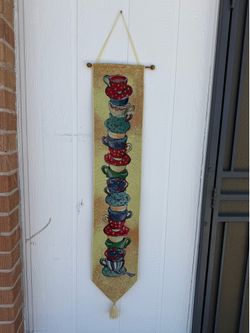 Coffee Cup Wall Tapestry