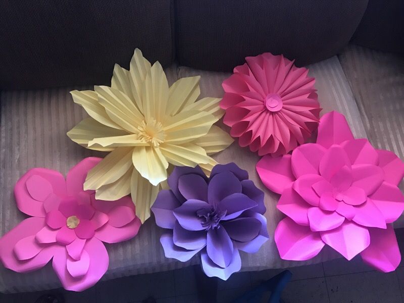 Paper flowers for decorations by order