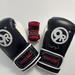 14oz Boxing Gloves & Hand Wrap $30