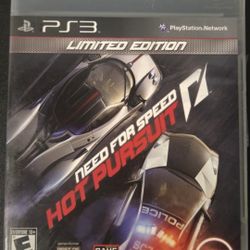 PS3 Video Game- NEED FOR SPEED- HOT Pursuit