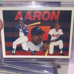 Hank Aaron 1991 baseball card