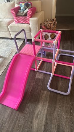 Kids Indoor Jungle Gym with Slide