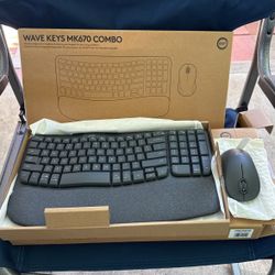 Wireless Keyboard and Mouse (Wave Keys MK670 Combo)