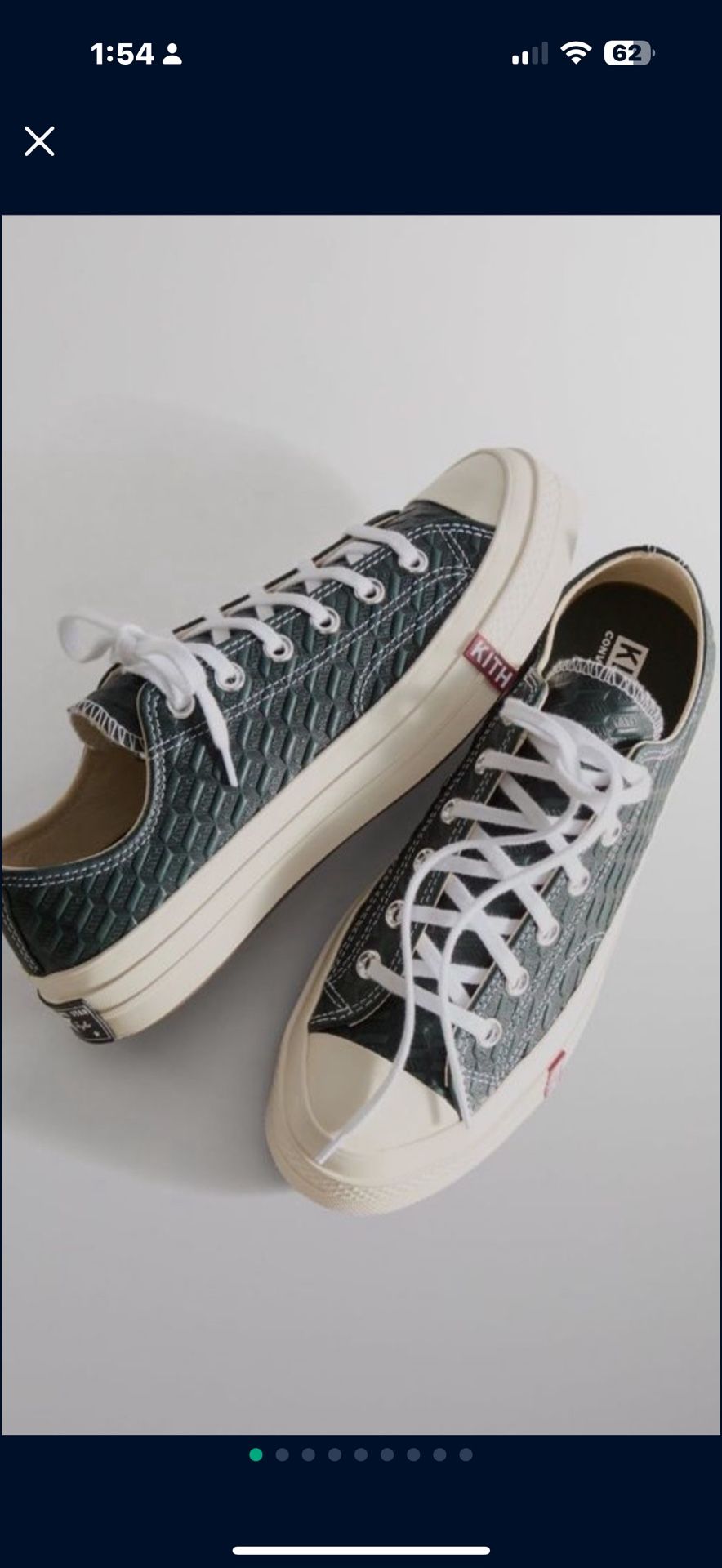 AUTHENTIC KITH CONVERSE CHUCK TAYLOR LEATHER