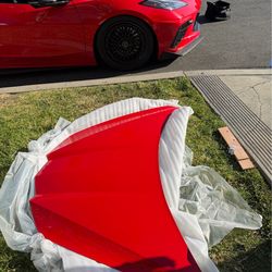 C8 stingray front hood