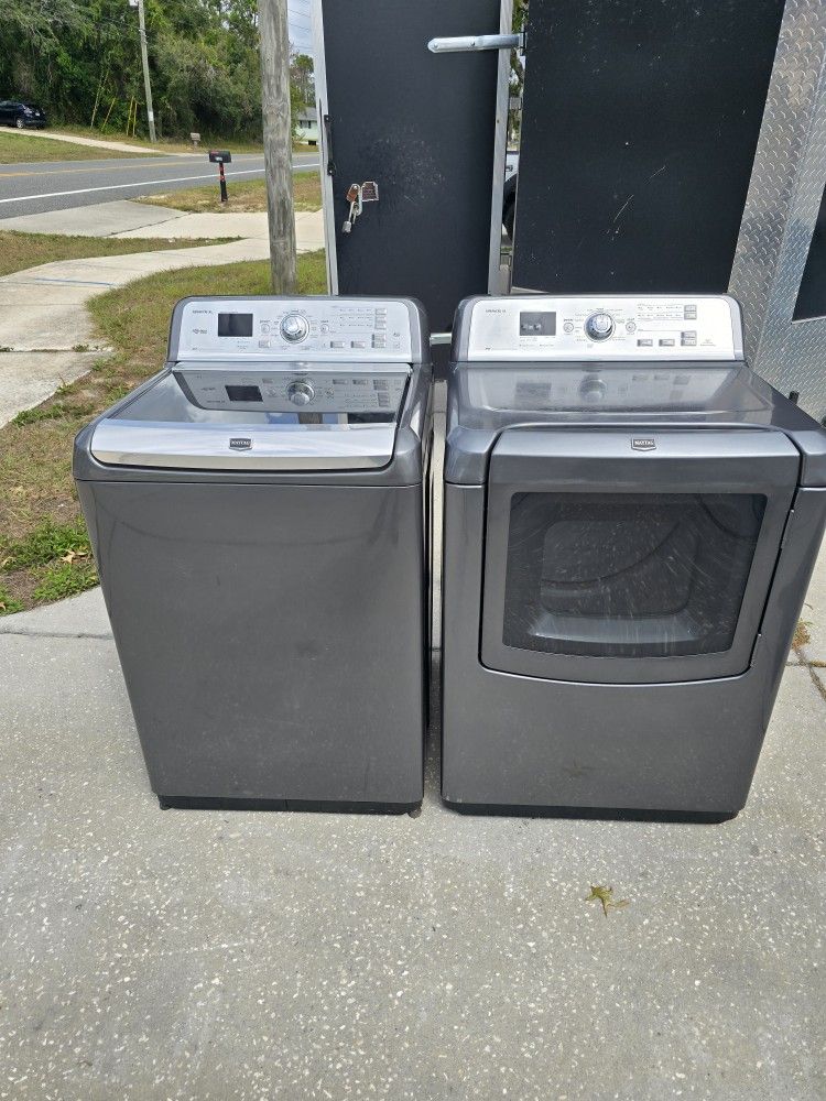 Free Delivery. Large Maytag Washer And Dryer