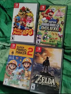 Nintendo switch games, $45 each