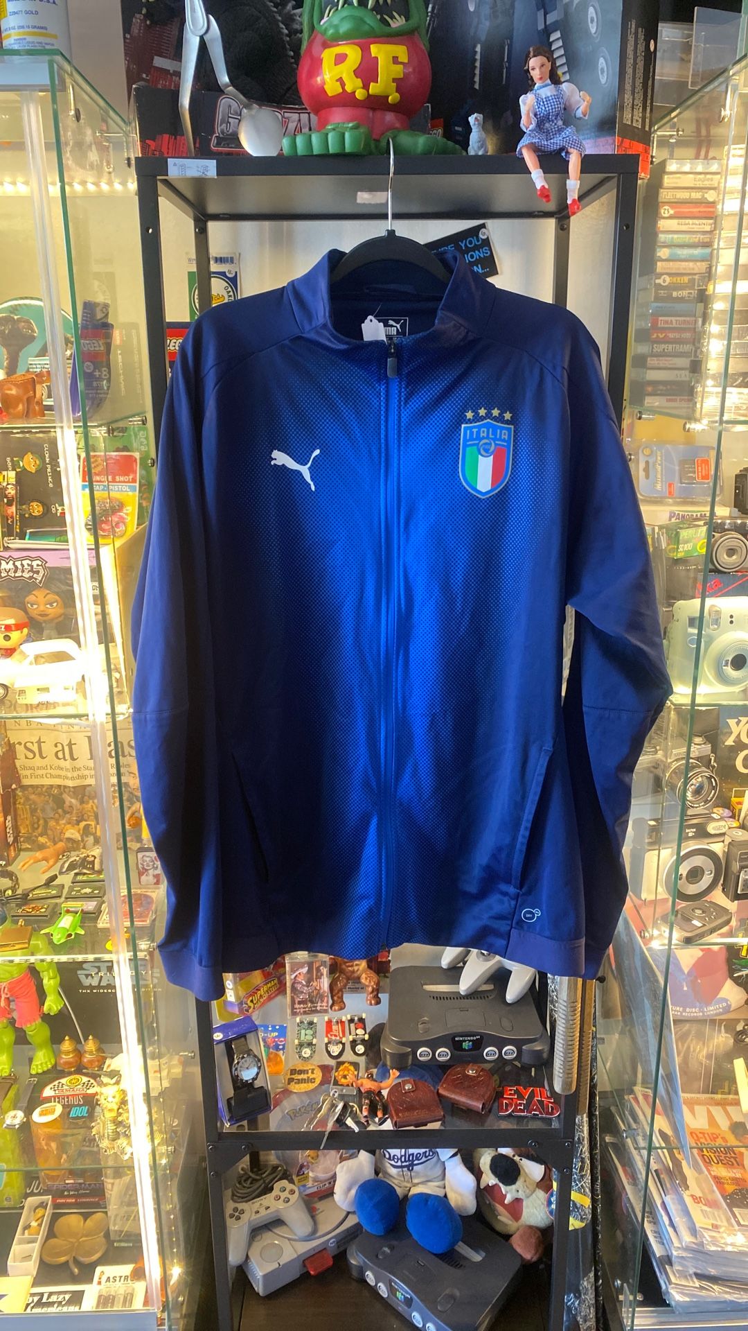 Puma Italy Italia Track Jacket Blue Sz XL