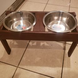 10 in tall food bowls stand