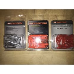 easton CB inserts super/3d nocks conventional knocks 5/16