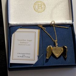 The Bradford Exchange Angel Locket Necklace 
