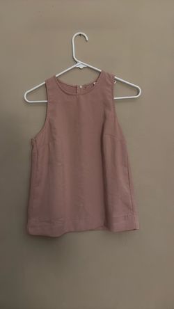 Dusty Pink Sleeveless Blouse