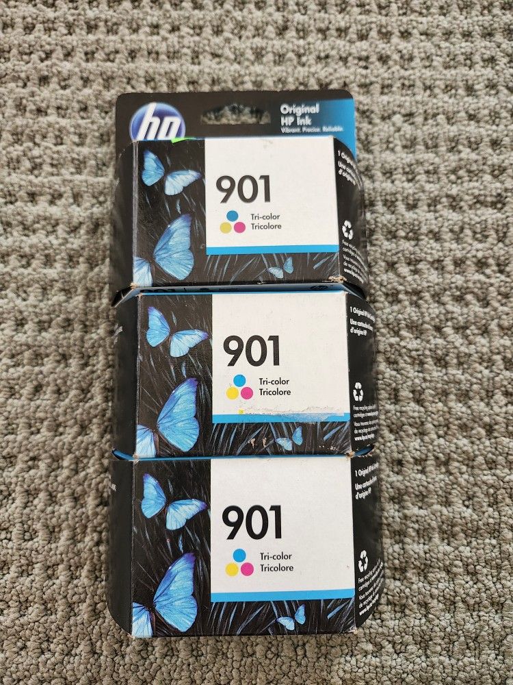 HP 901 Tri- Color Ink Cartridge NEW
