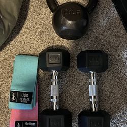Set of 9 - Workout equipment