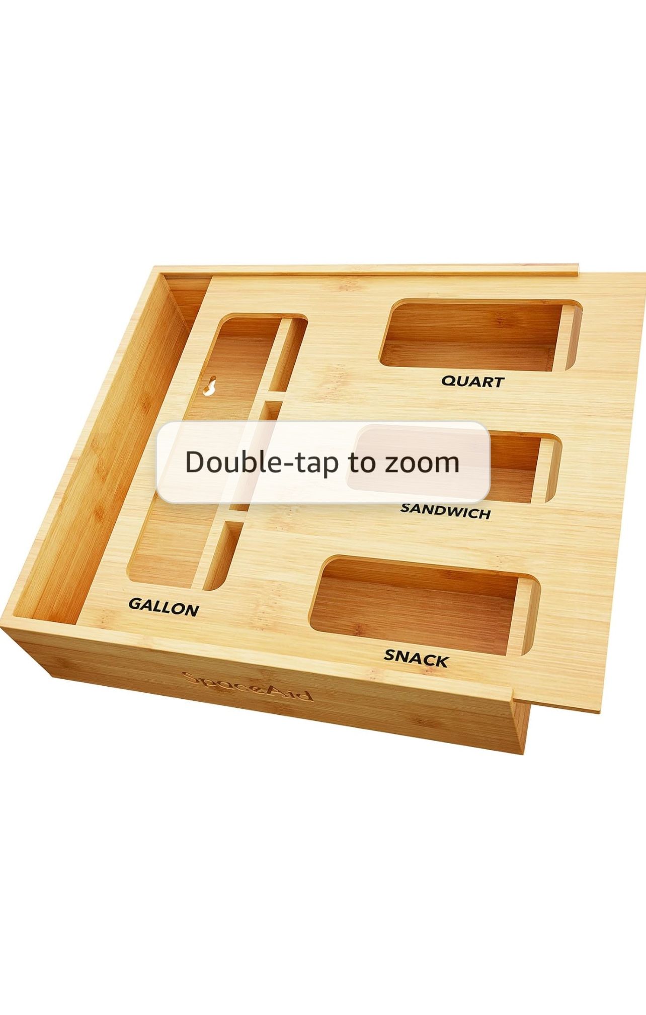 SpaceAid Bag Storage Organizer for Kitchen Drawer