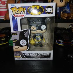 Brand New DC Batman Patchwork Catwoman #509 Funko Pop 