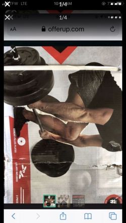 New Weider 100 lb Vinyl Weight Set Comes With Weights and bar