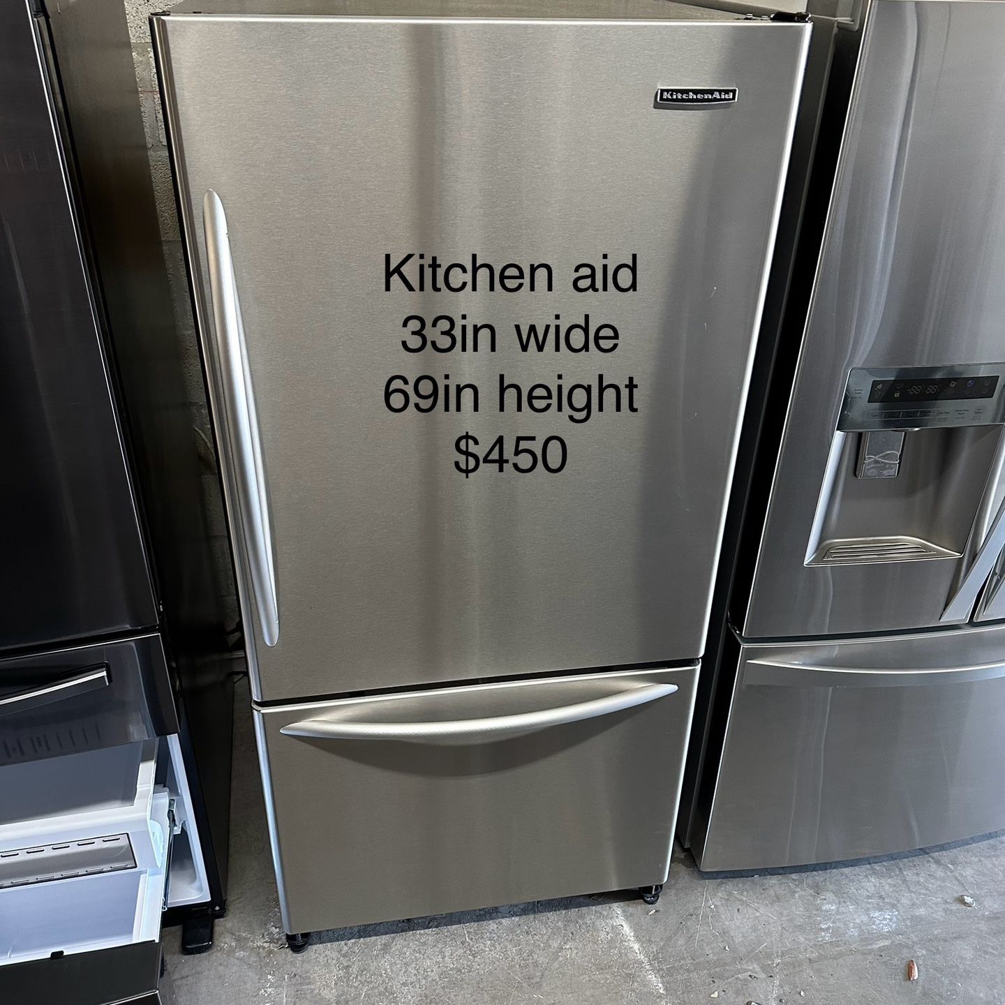 Kitchen Aid Fridge Refrigerator 
