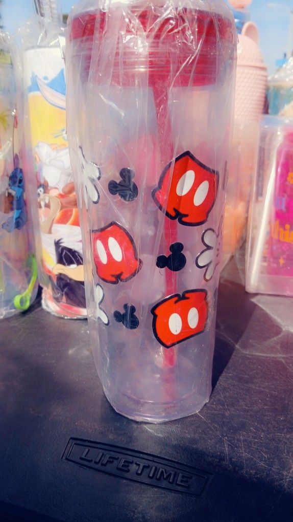 Betty Boo Or Micky Plastic Tumblers Each $6.00