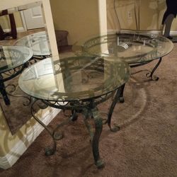 Elegant Glass End Tables