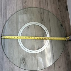 PRICE DROPPED!!Round  Glass Top Lazy Susan