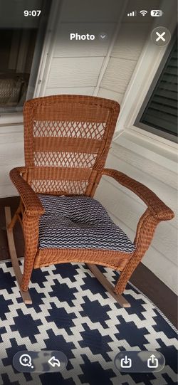 2 Wicker Rocking chairs