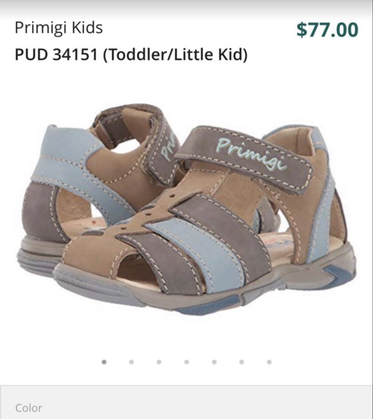 Primigi toddler boy sandals size 7.5K