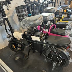 Electric folding bicycle