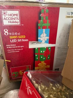 Christmas gift box’s decorations