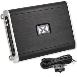 NVX VAD17001 Monoblock 1-Ch Class D Amplifier 3400W Max, 1700W RMS High Power, 1/2/4-ohm Stable, Low Pass X-Over, Bass Boost, Remote Subwoofer Bass Kn