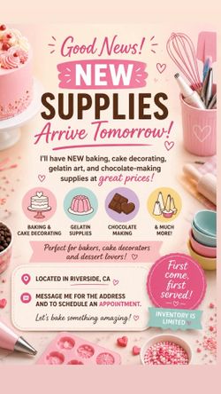 New Baking Supplies for sale