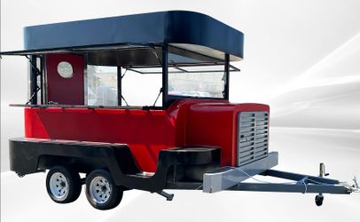 150 in Food Vending Trailer Mobile Concession Both windows FT8