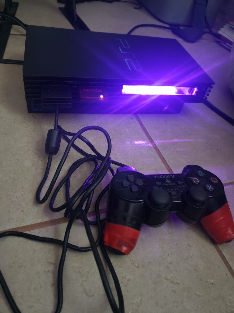 Purple Modded PS2