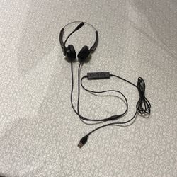 USB Headset Advanced Noise Cancelling Microphone 