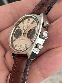 Vintage Bucherer Classic Panda Chronograph Watch Great Original Condition Valjoux 7733 Manual Movement Serviced Works Perfectly