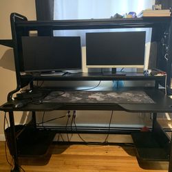 Black Computer Desk Gamer Desk 
