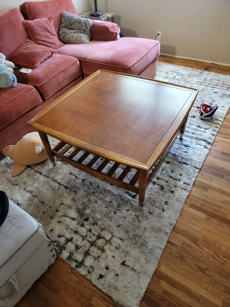 Mid Century Square Coffee Table