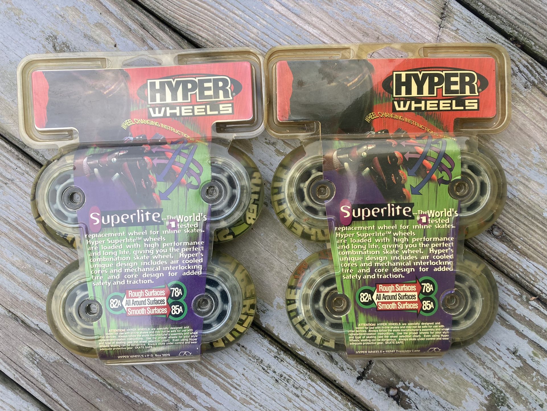 NEW!!  HYPERLITE IN-LINE SKATE WHEELS
