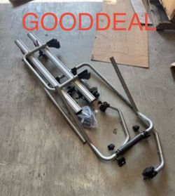 SILVER MILD STEEL TRUNK MOUNT BRACKET ARM KIT REAR BICYCLE/BIKE RACK CARRIER