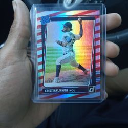 Christian Javier Rated Rookie Holo #1206/2021 Mint