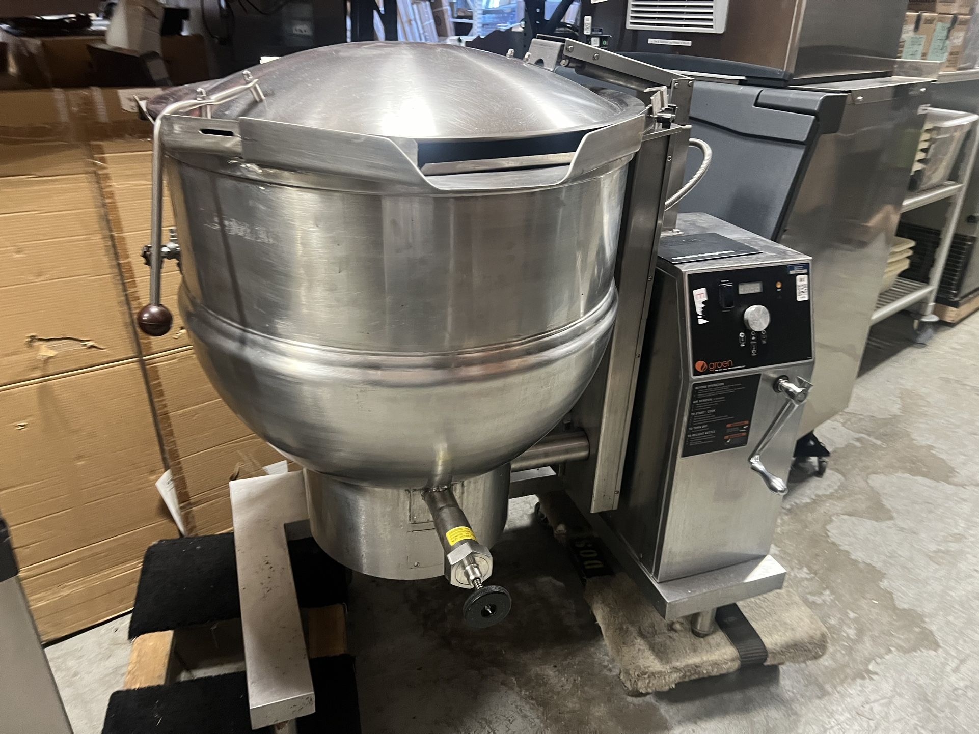 GROEN DHT/60A Steam Jacketed Kettle 60 Gallons 5 Yrs Old, (2) Available